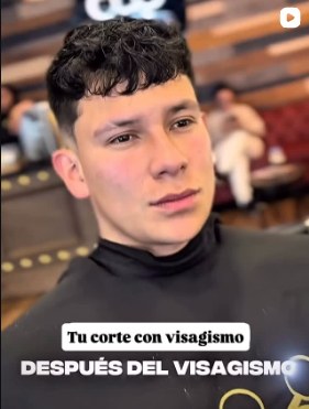 Resultado de corte con visagismo en Mustache's Barbería